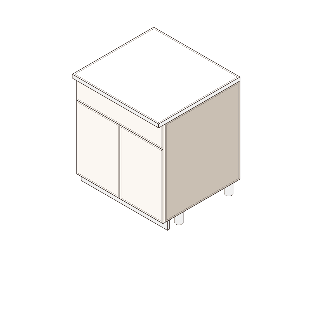 Base Cabinet - Door & Drawer