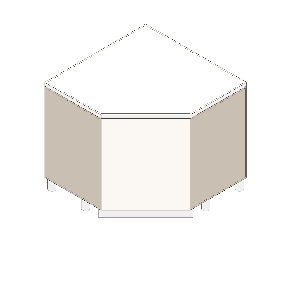 Corner Drawer Unit