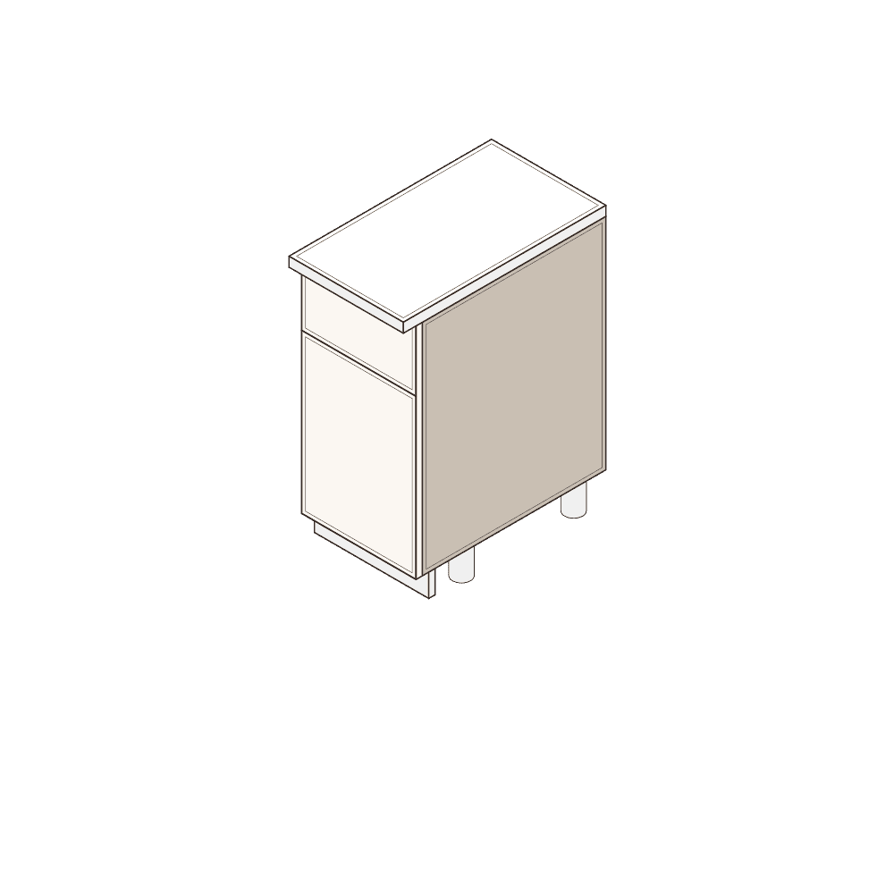 Vanity - Door & Drawer