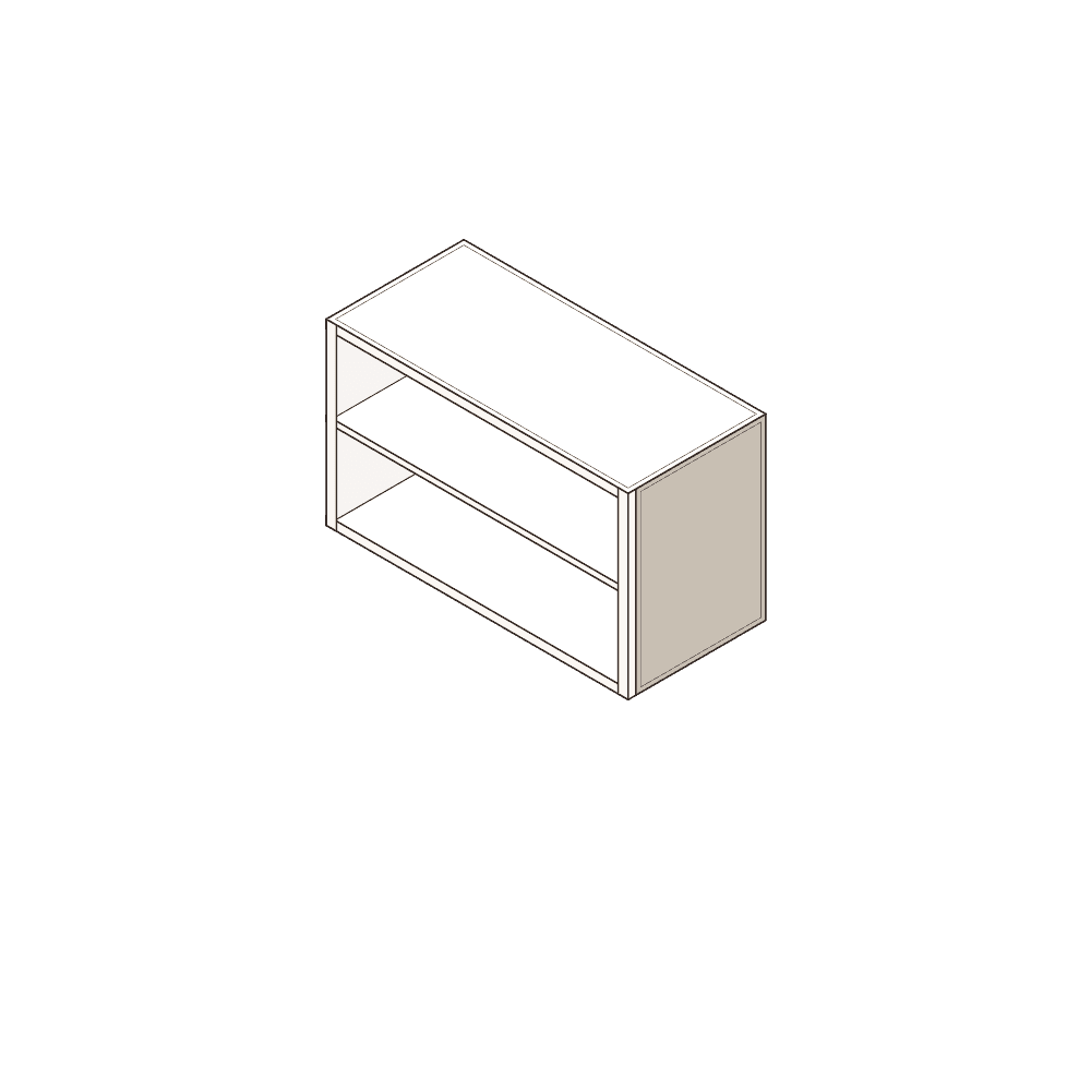 Wall Cabinet - Open Shelf